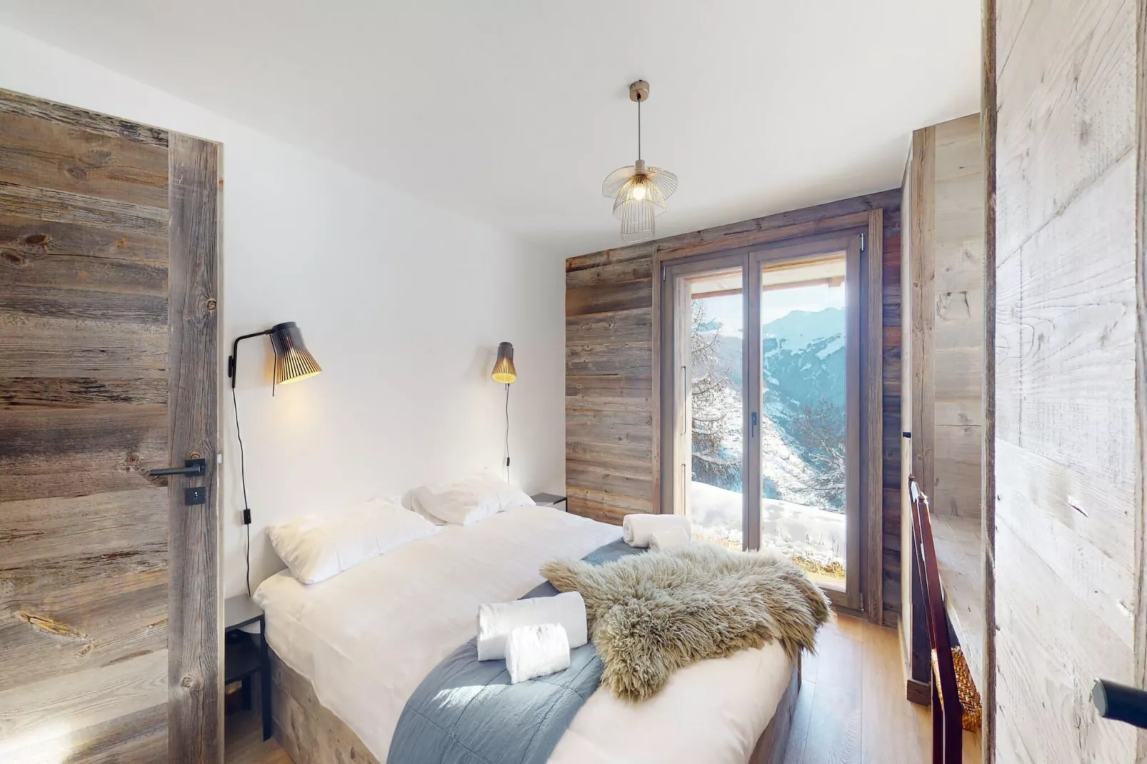 Ecureuil noir COSY & QUIET chalet 10 personnes-Chambre