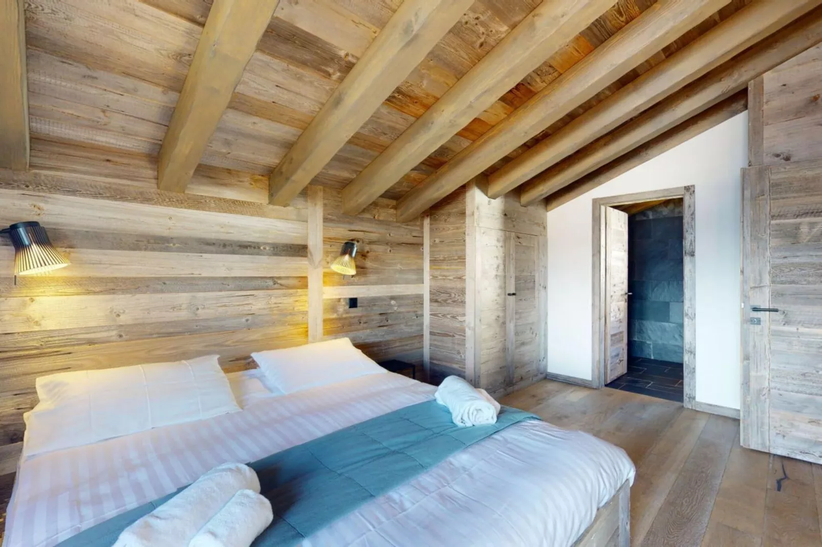 Ecureuil noir COSY & QUIET chalet 10 personnes-Chambre
