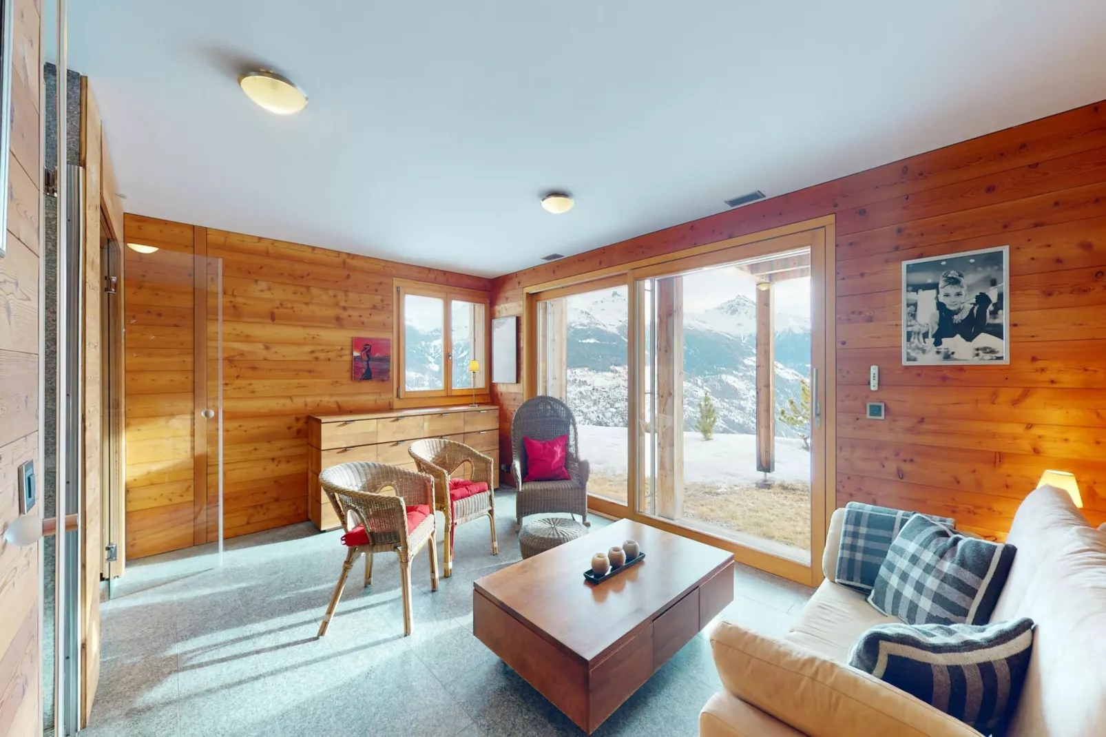 Etoiles des Neiges LUXE & JACUZZI chalet 12 pers-Living room