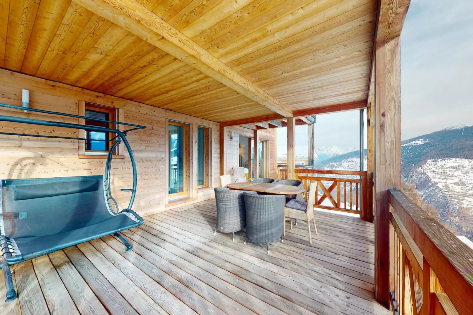 Etoiles des Neiges LUXE & JACUZZI chalet 12 pers-Terrace balcony