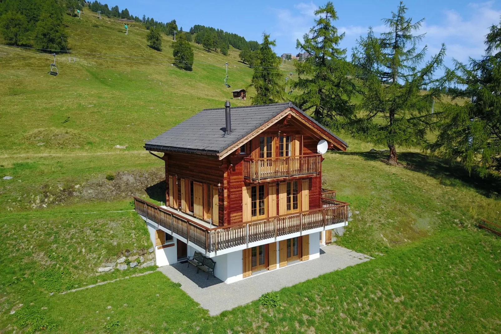 Narnia SKI IN & SKI OUT chalet 14 pers-Exterior summer