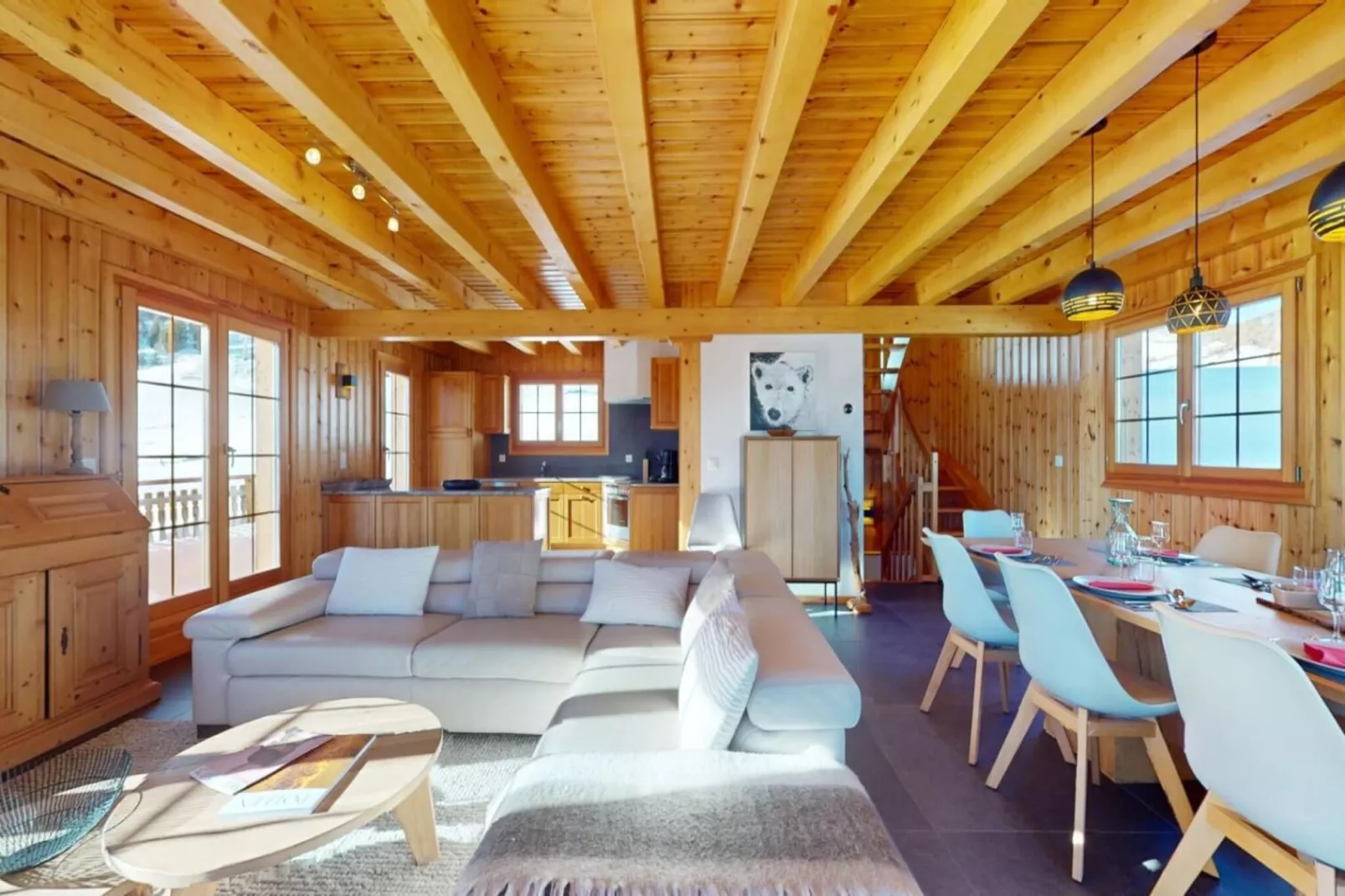 Narnia SKI IN & SKI OUT chalet 14 pers-Dining room