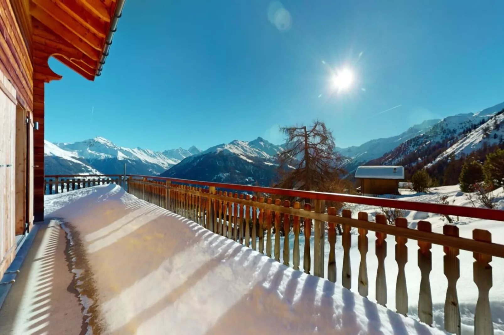 Narnia SKI IN & SKI OUT chalet 14 pers-Terrace balcony