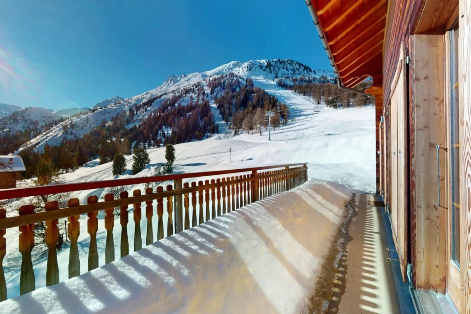 Narnia SKI IN & SKI OUT chalet 14 pers-Terrace balcony