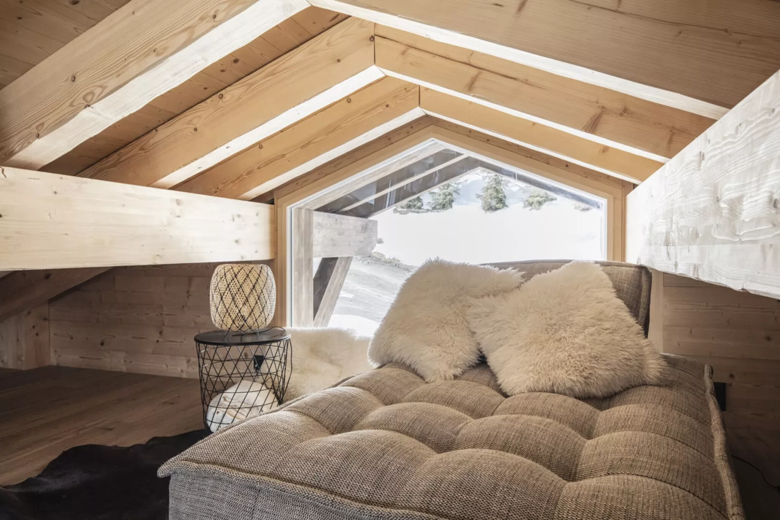 Bishorn COSY chalet 4 personnes-Chambre