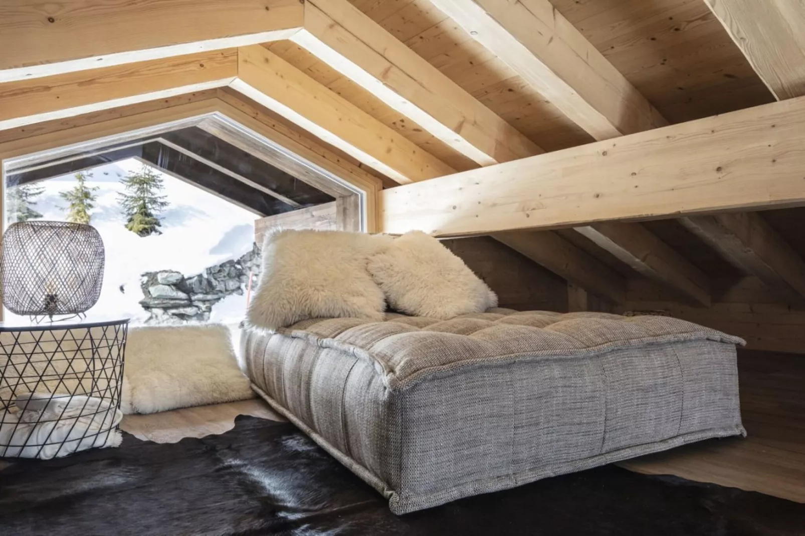 Bishorn COSY chalet 4 personnes-Chambre