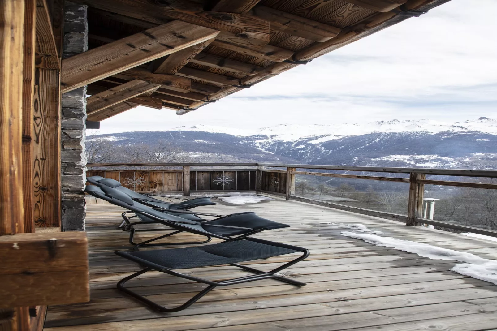 Be Cool SAUNA & LUXURY chalet 10 pers-Balcon-terrasse