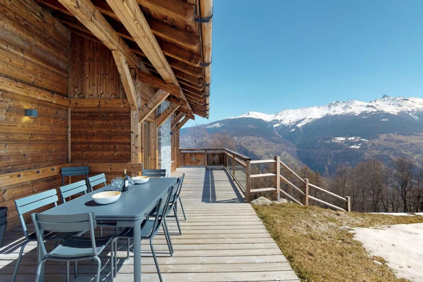 Be Cool SAUNA & LUXURY chalet 10 pers-Balcon-terrasse