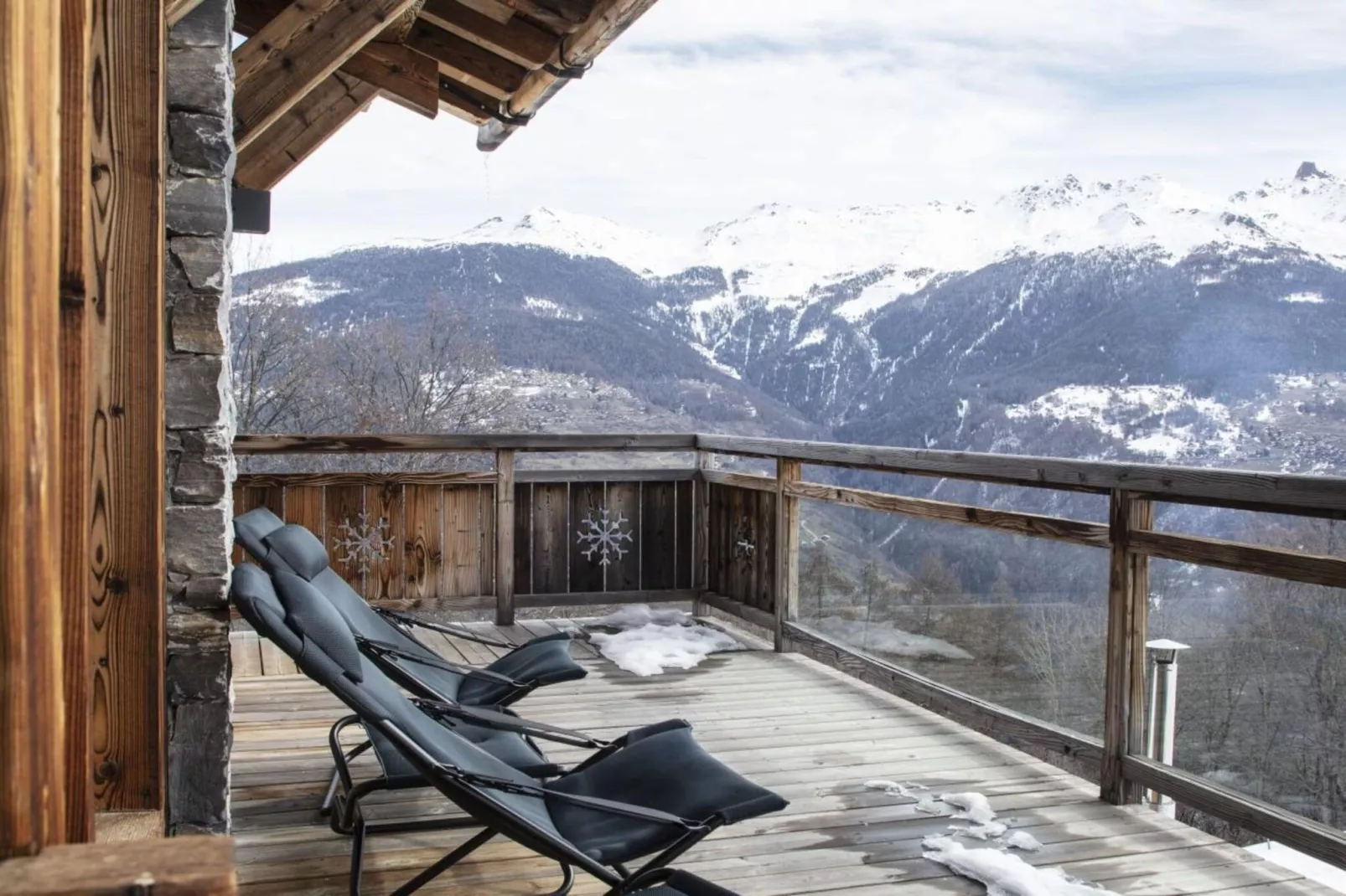 Be Cool SAUNA & LUXURY chalet 10 pers-Balcon-terrasse