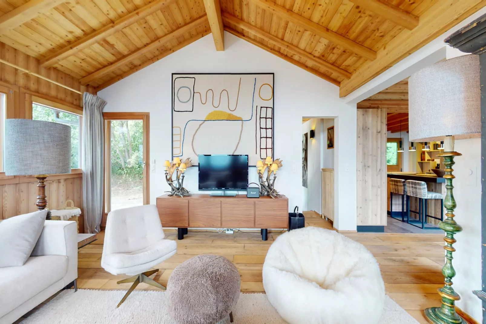 Arnold LUXE & COSY chalet 12 personnes Les Masses-Living room