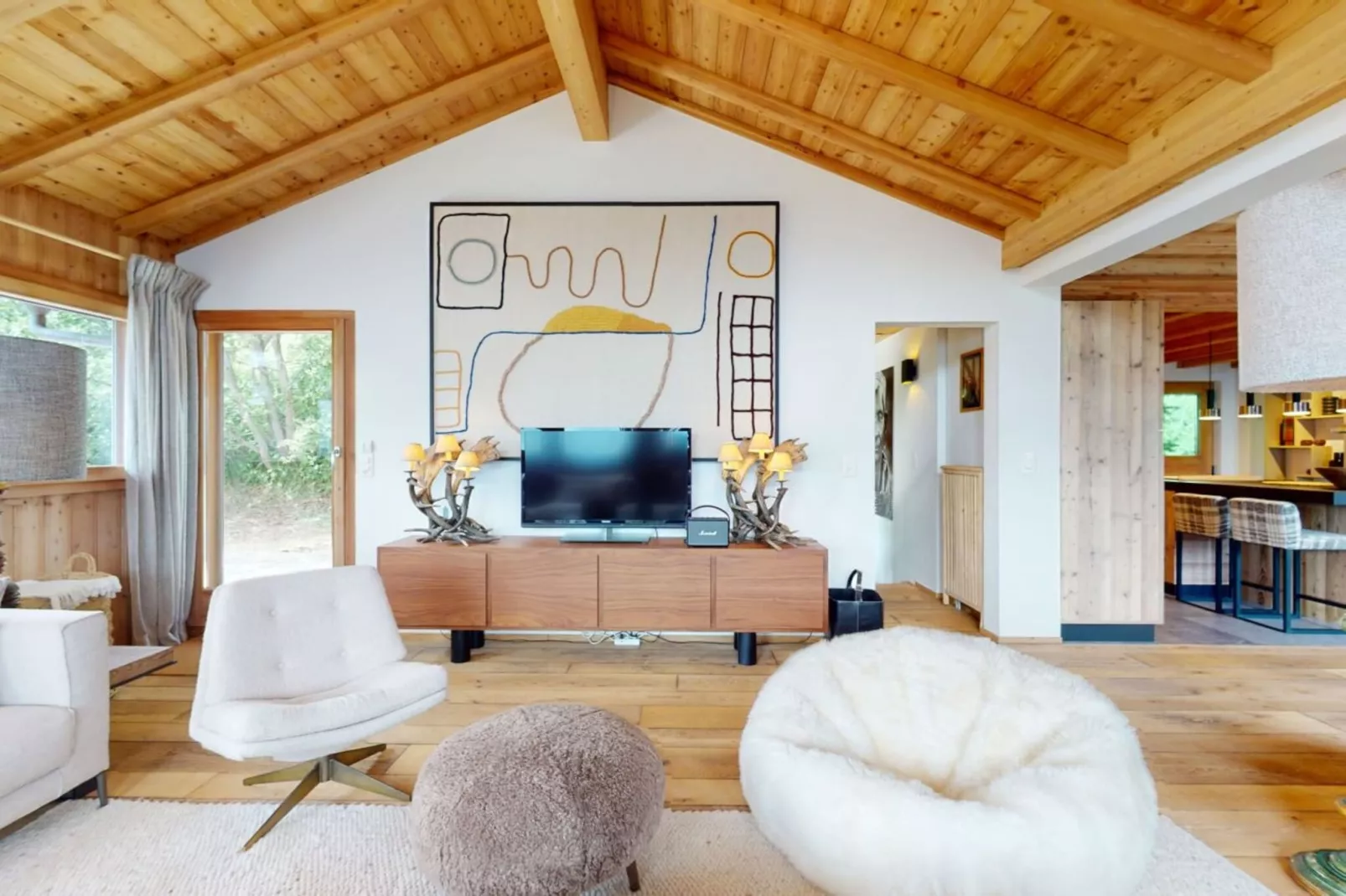 Arnold LUXE & COSY chalet 12 personnes Les Masses-Living room