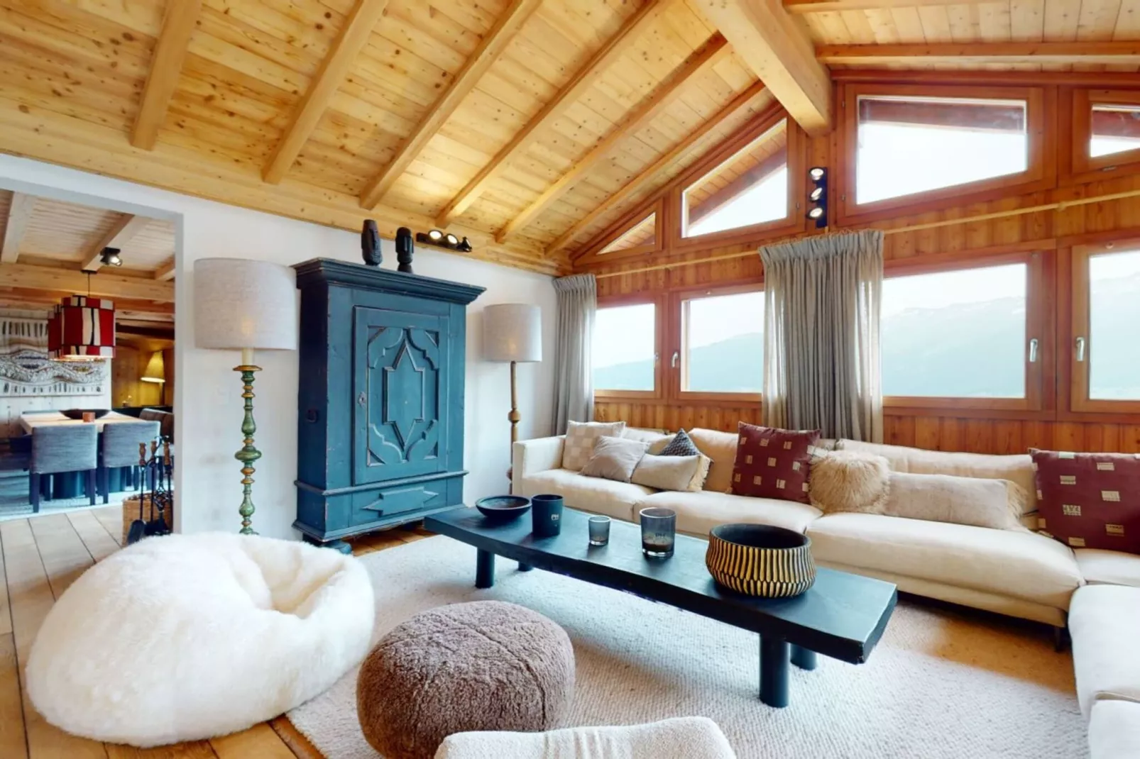 Arnold LUXE & COSY chalet 12 personnes Les Masses-Living room