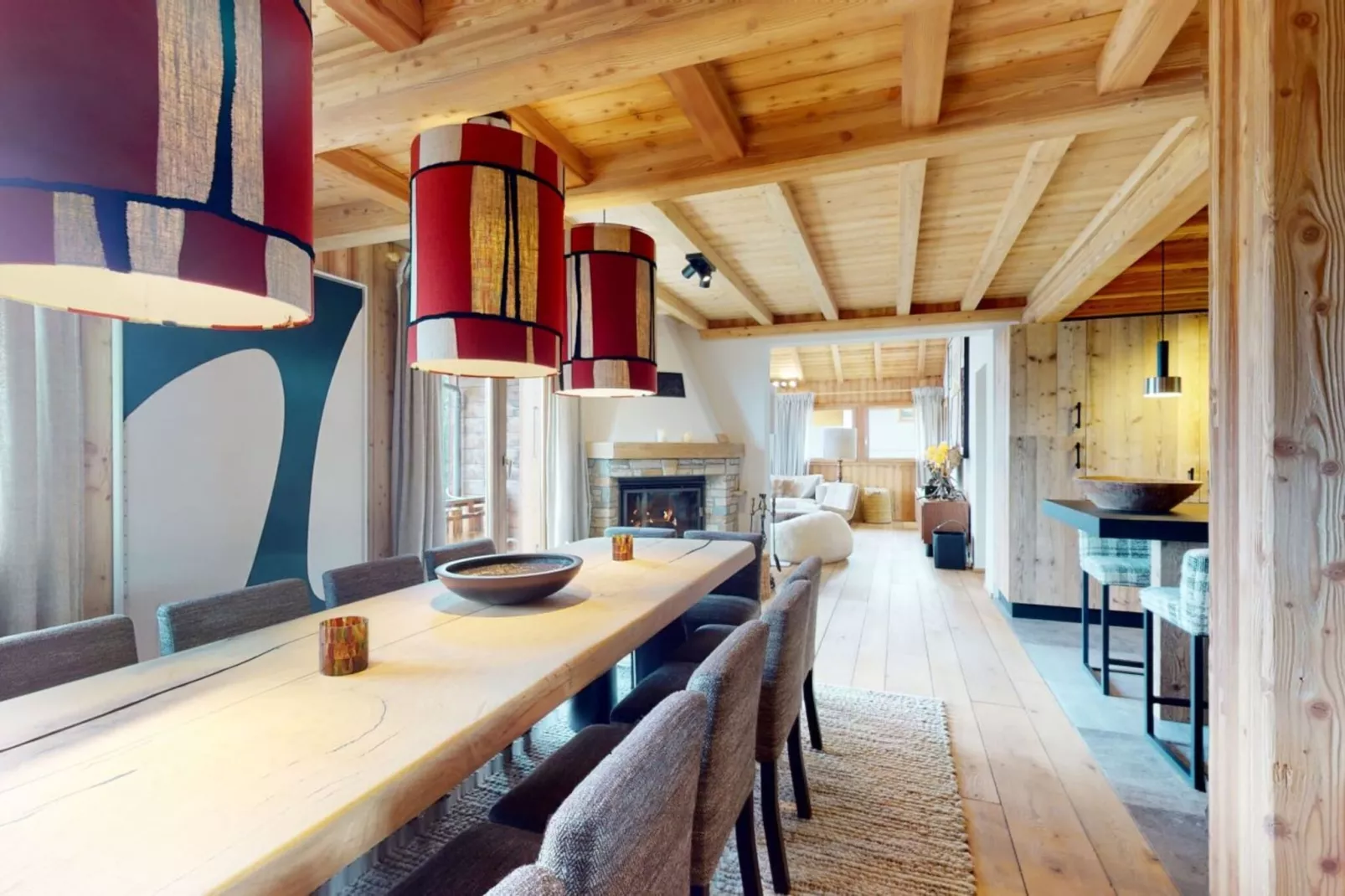 Arnold LUXE & COSY chalet 12 personnes Les Masses-Dining room