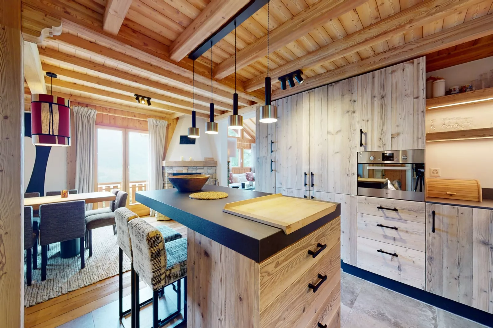 Arnold LUXE & COSY chalet 12 personnes Les Masses-Kitchen