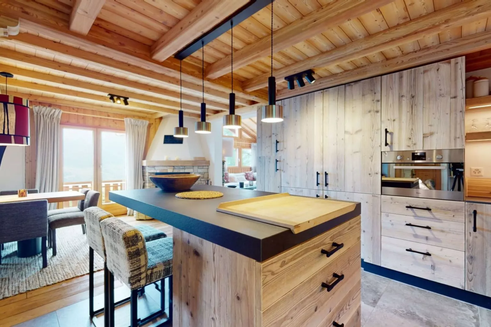 Arnold LUXE & COSY chalet 12 personnes Les Masses-Kitchen