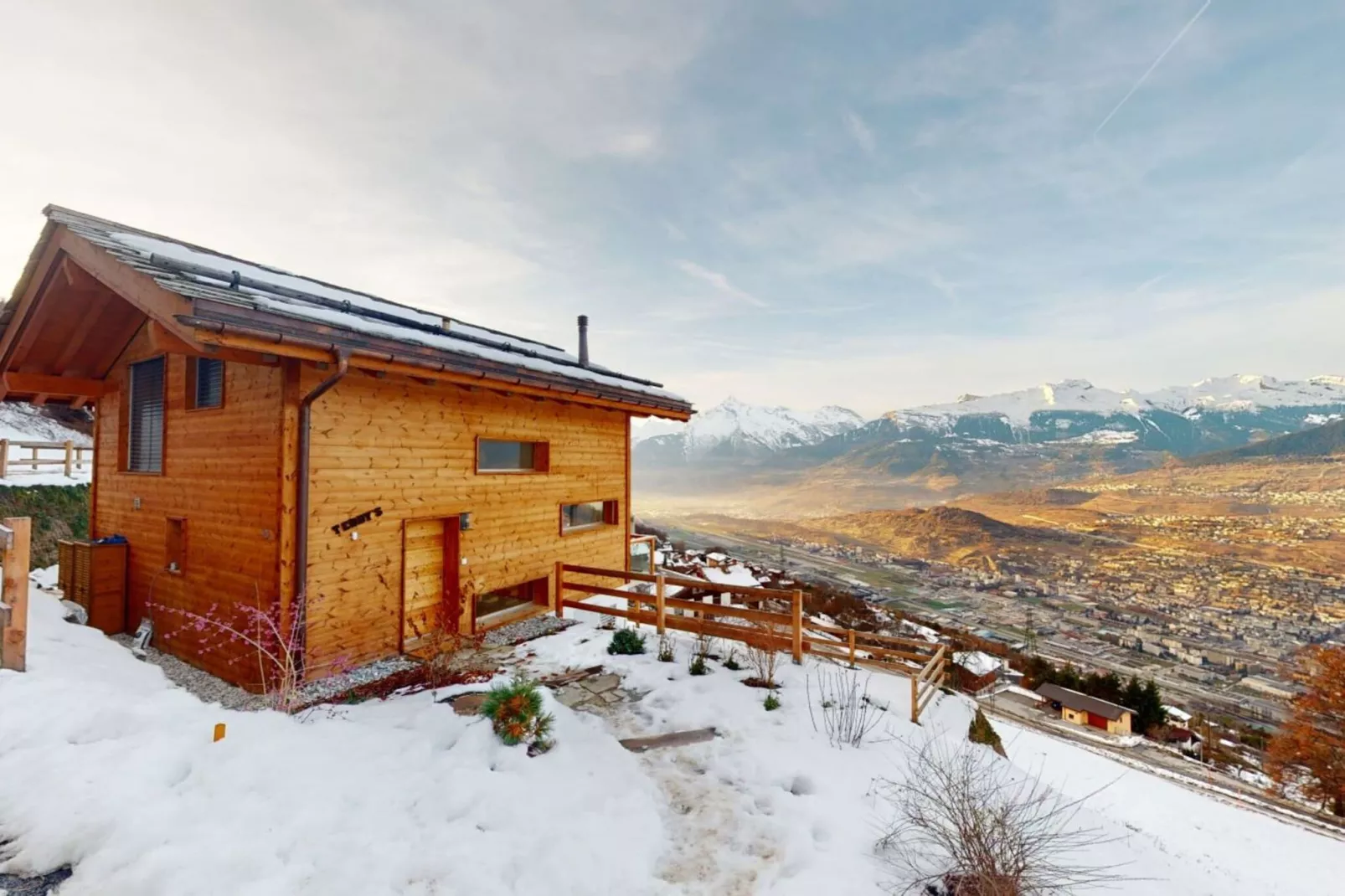 Teddy's VIEW & QUIET chalet 6 pers-Außenbereich Winter
