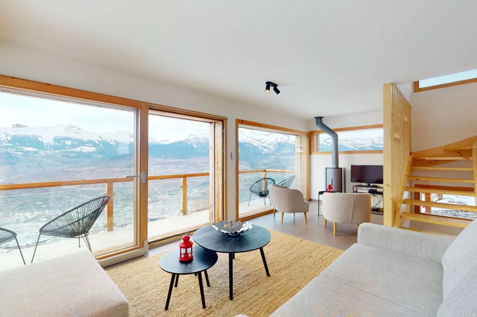 Teddy's VIEW & QUIET chalet 6 pers-Esszimmer