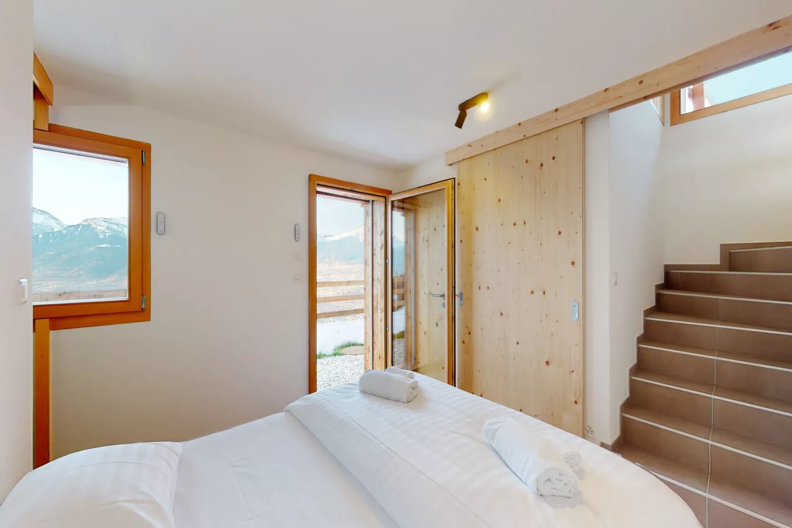 Teddy's VIEW & QUIET chalet 6 pers-Schlafzimmer