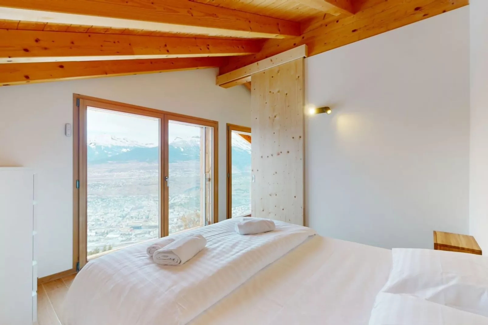 Teddy's VIEW & QUIET chalet 6 pers-Schlafzimmer