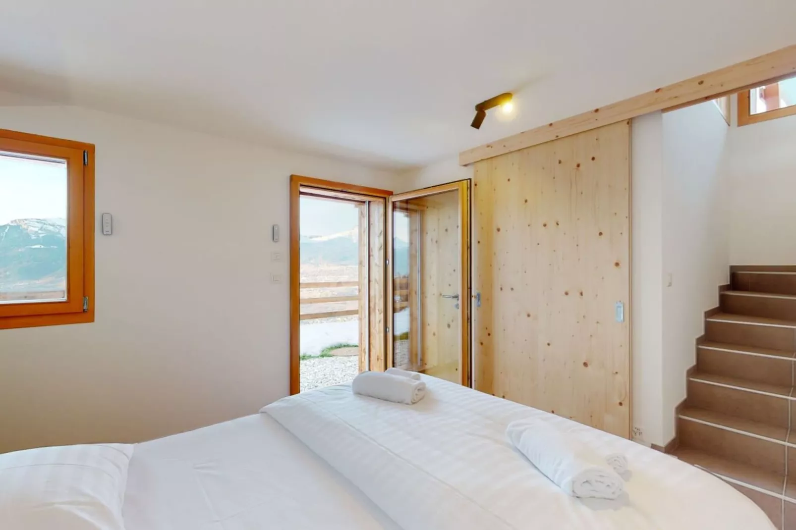 Teddy's VIEW & QUIET chalet 6 pers-Schlafzimmer
