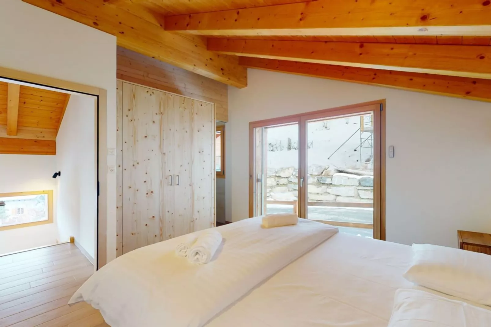 Teddy's VIEW & QUIET chalet 6 pers-Schlafzimmer