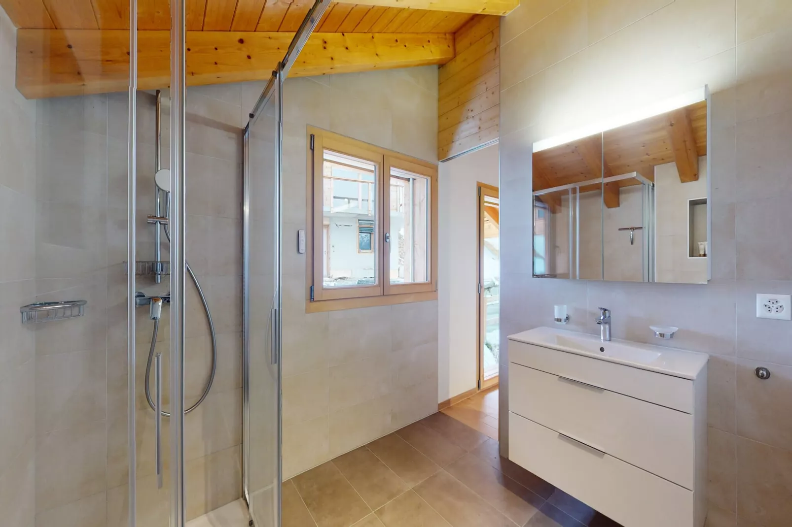 Teddy's VIEW & QUIET chalet 6 pers-Badezimmer