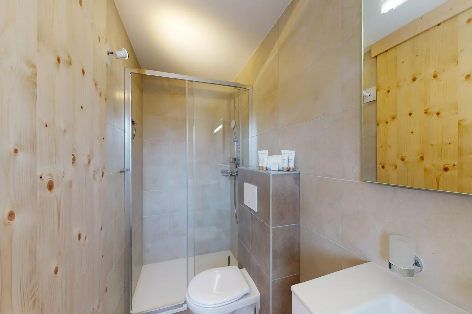 Teddy's VIEW & QUIET chalet 6 pers-Badezimmer