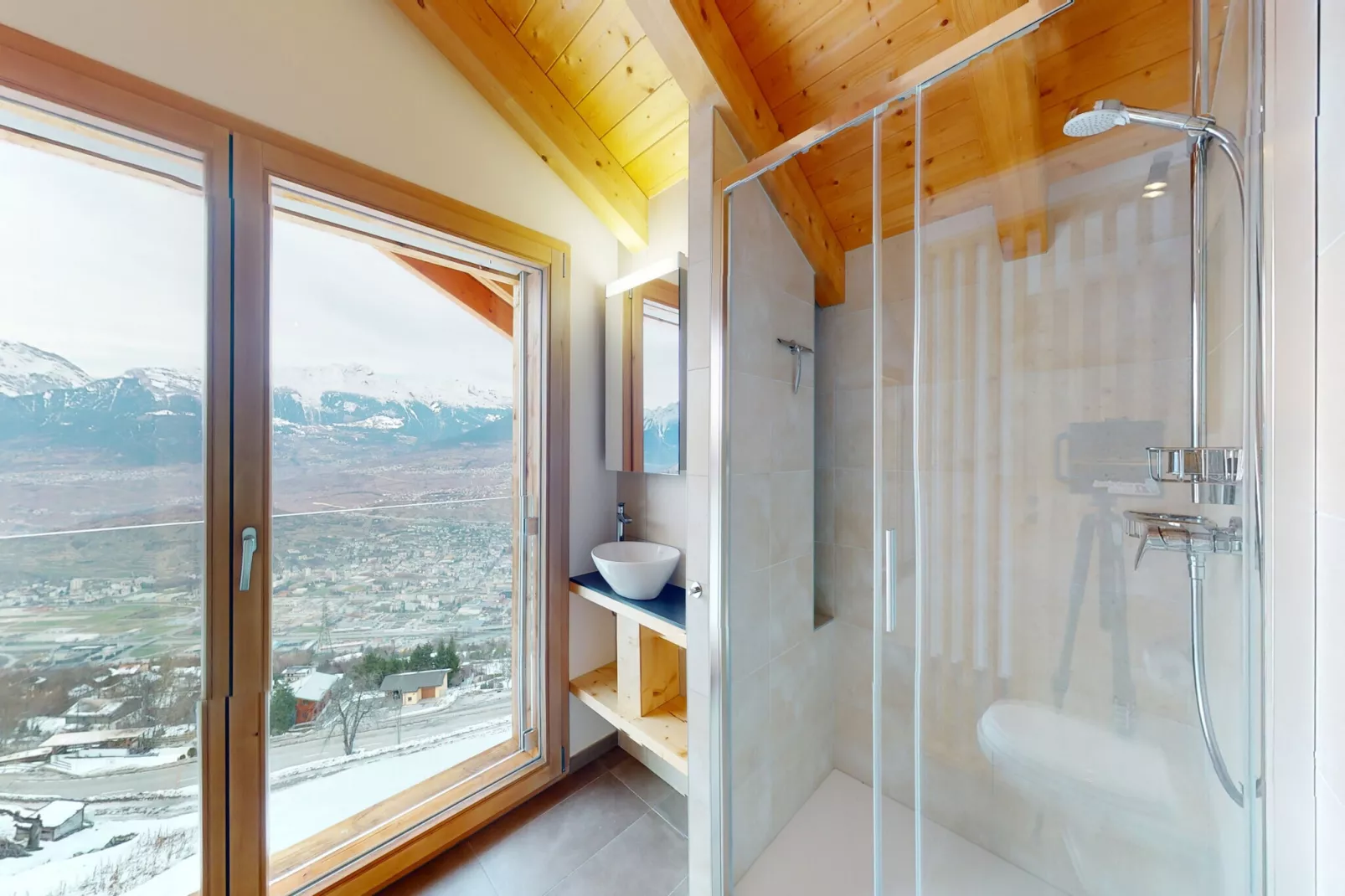 Teddy's VIEW & QUIET chalet 6 pers-Badezimmer