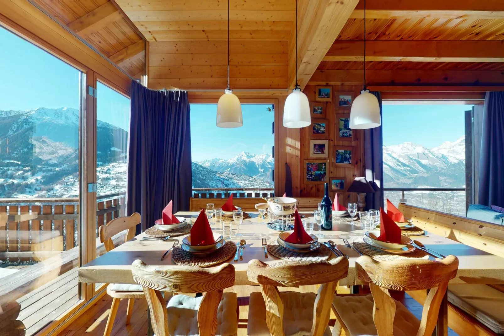 Tschoueilles 005 MOUNTAIN & QUIET chalet 10 pers-Dining room