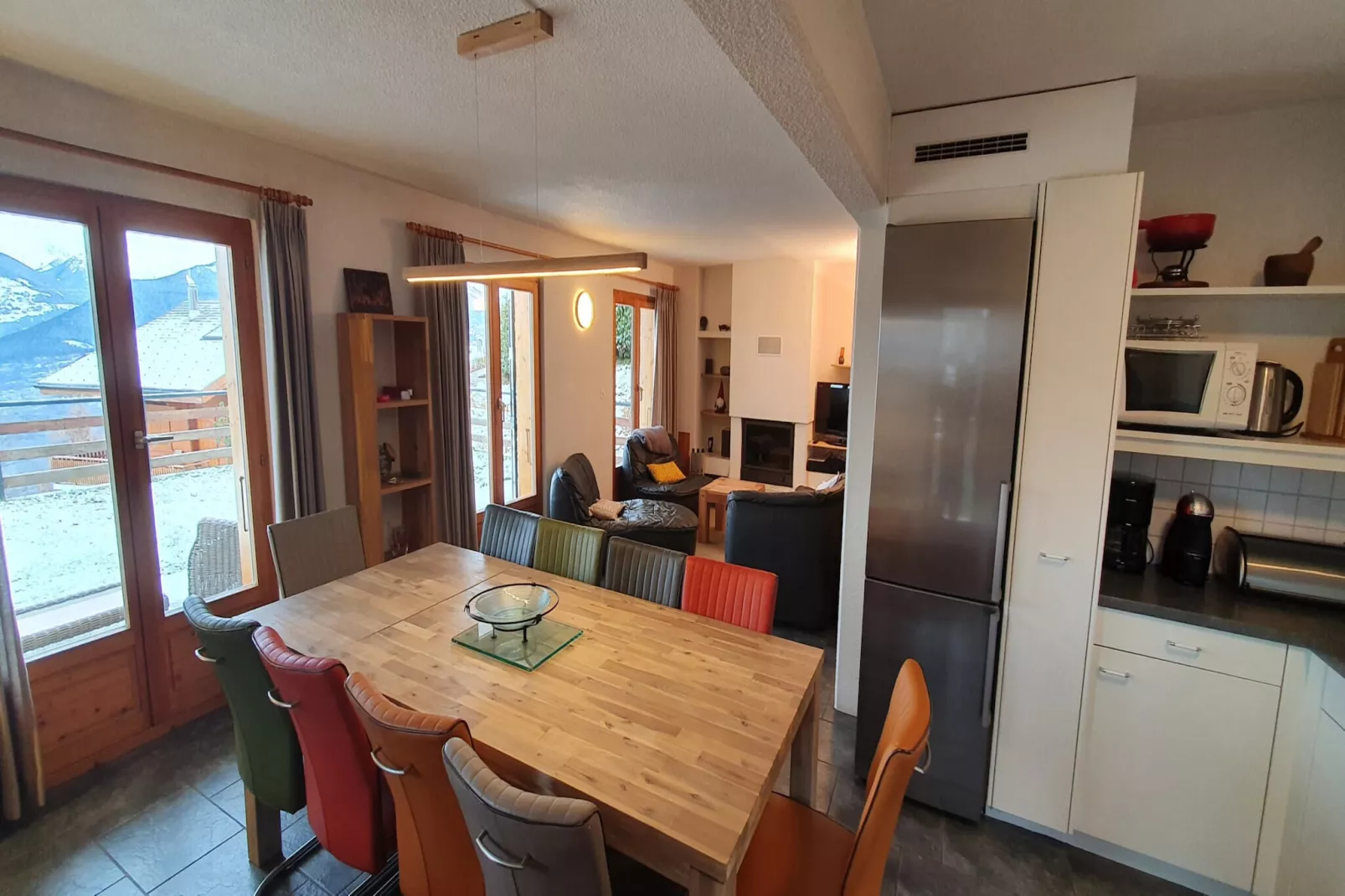Mont Bijou MOUNTAIN & QUIET chalet 10 pers-Dining room