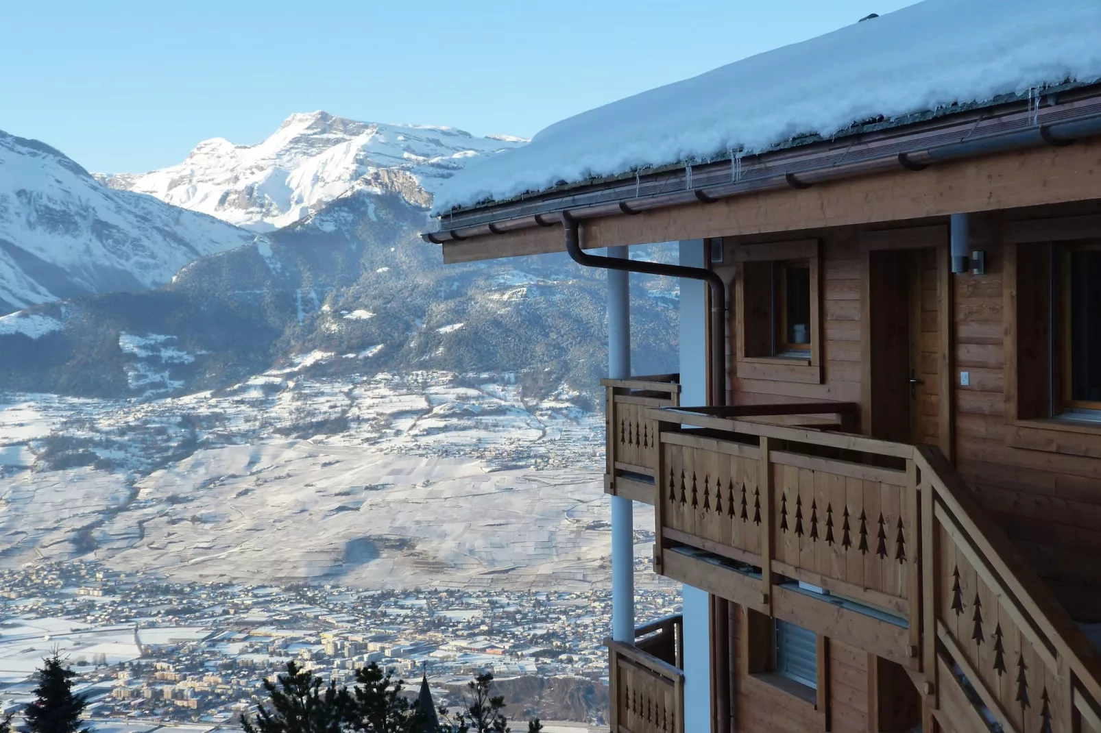 Perce Neige PN H - VIEW & CENTER Apartment 10 per-Exterior winter