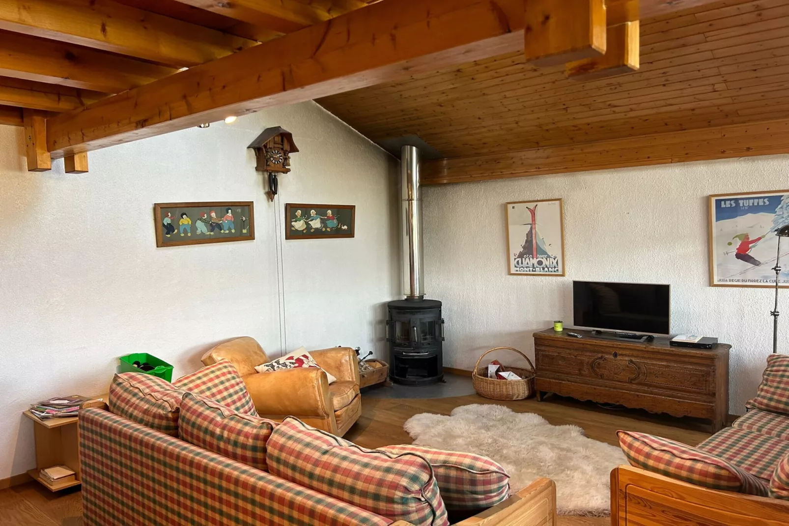 Les Trembles MOUNTAIN & QUIET chalet 12 pers-Living room