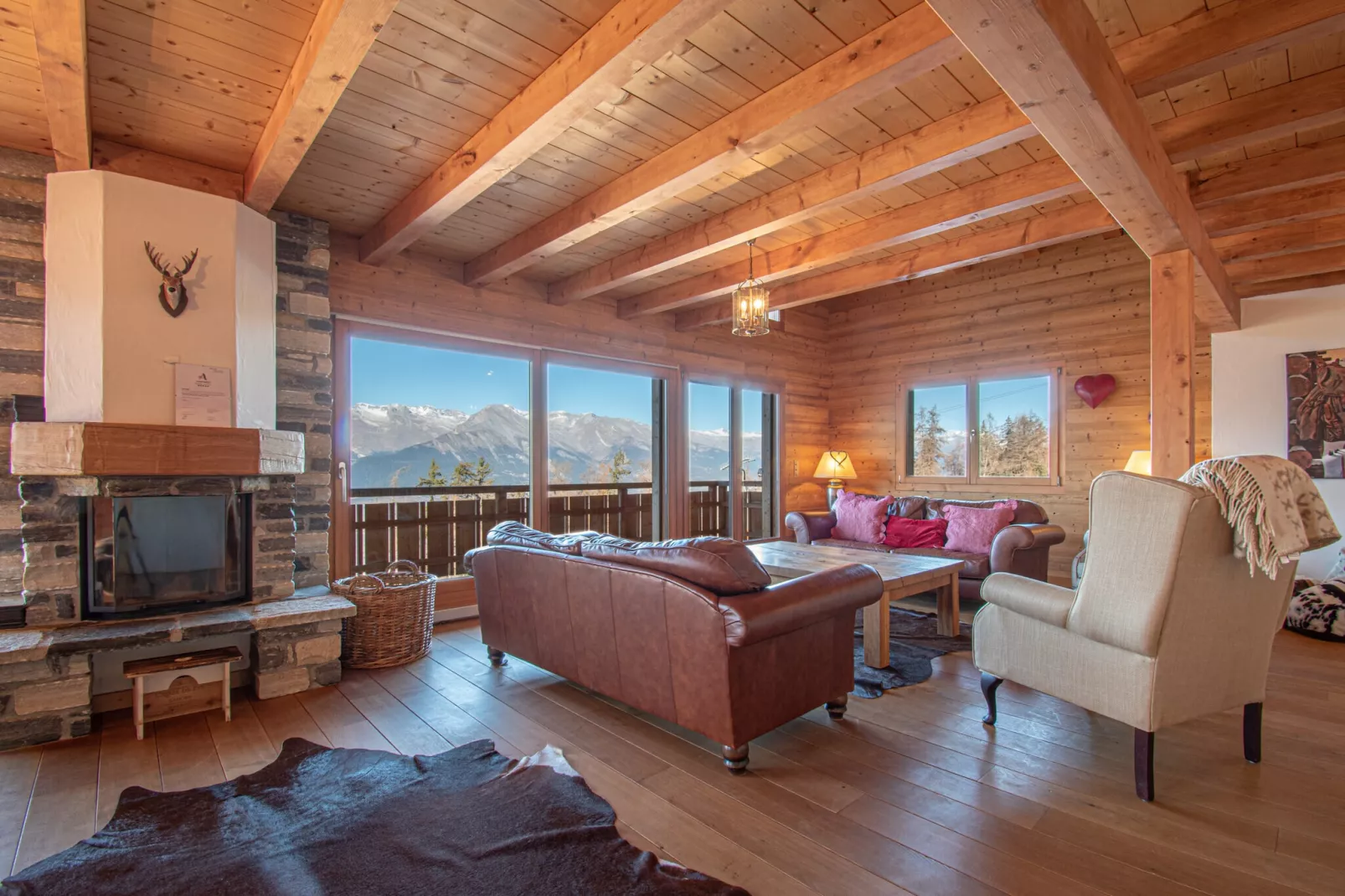 Hirondelle JACUZZI & LUXURY chalet 12 pers-Living room