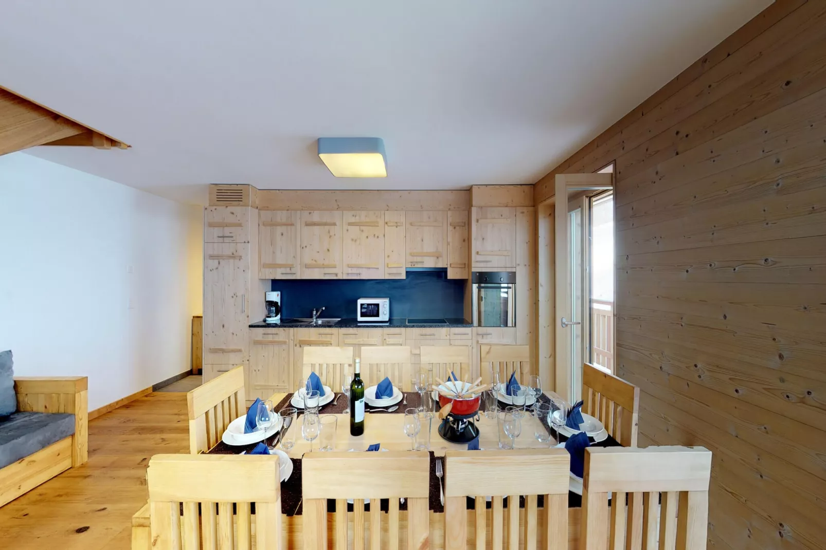 Les Mayens MB 022 - LUXURY apartment 14 pers-Salle à manger