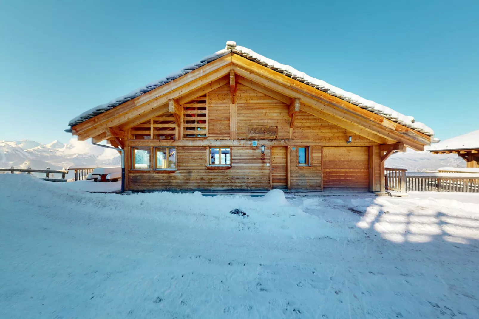 Egg SAUNA & LUXURY chalet 16 pers-Exterior winter