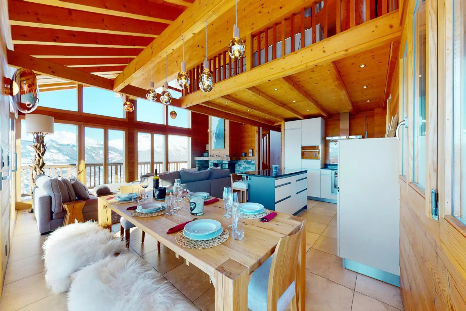 Egg SAUNA & LUXURY chalet 16 pers-Dining room