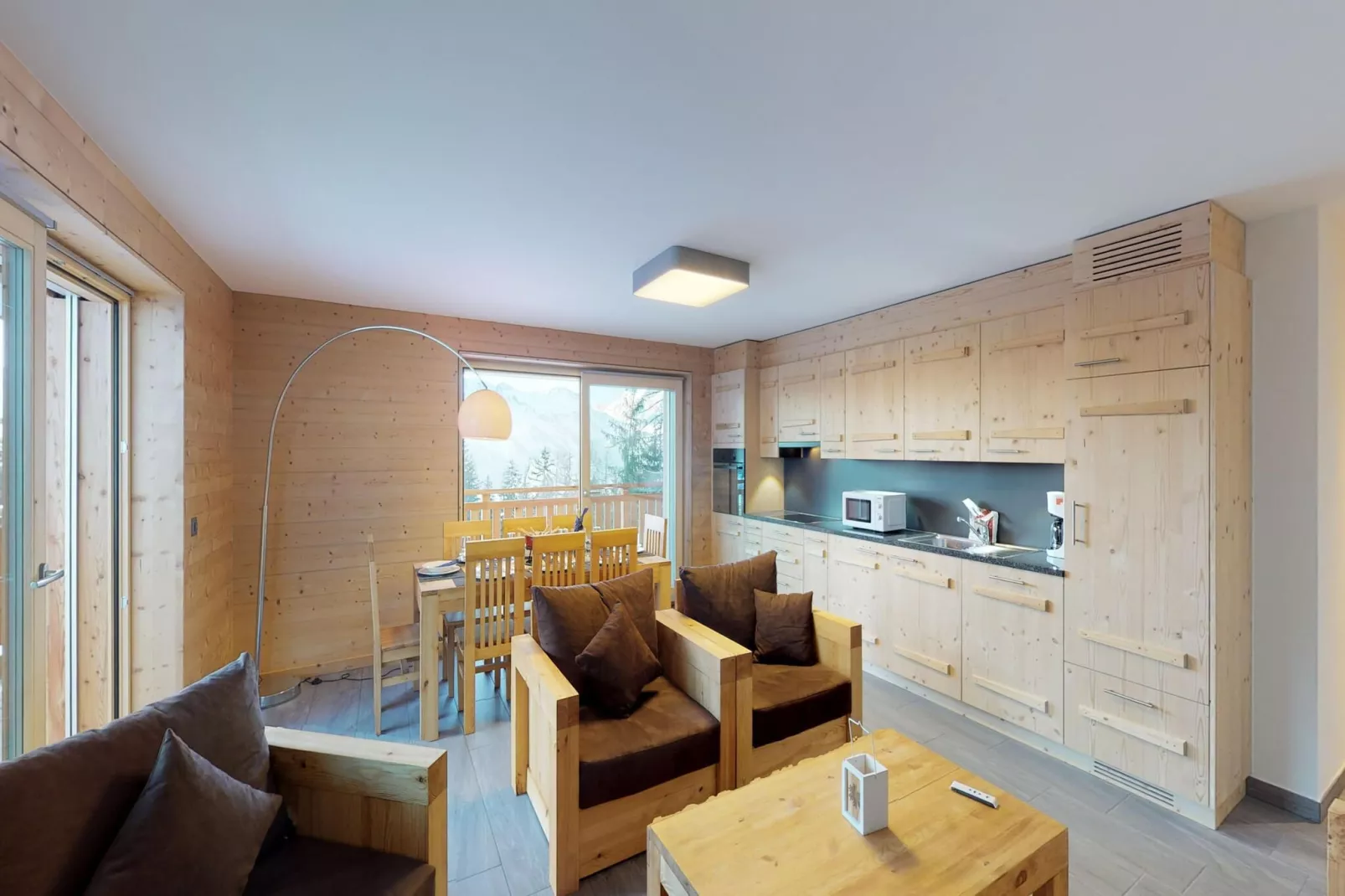 Les Mayens MB 010 - LUXURY apartment 8 pers-Wohnzimmer