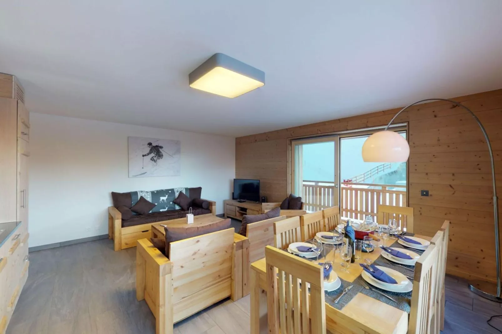 Les Mayens MB 010 - LUXURY apartment 8 pers-Esszimmer