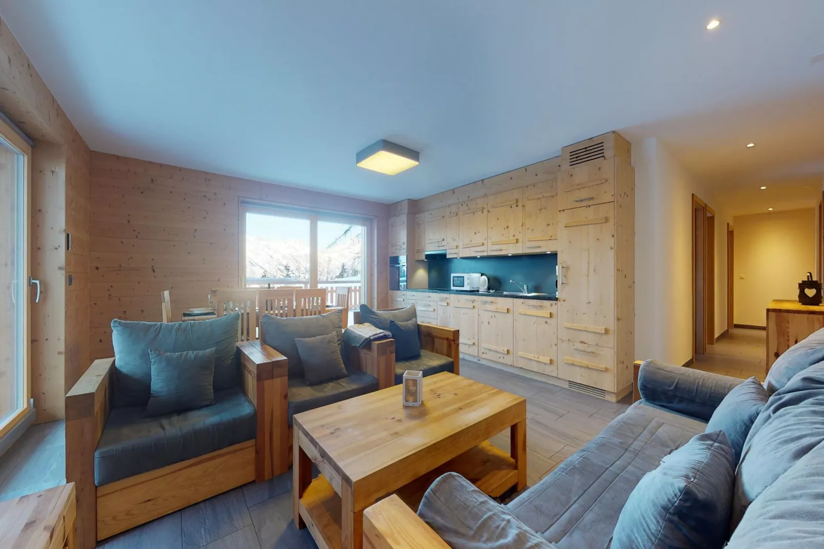 Les Mayens MB 001 - LUXURY apartment 8 pers-Salon