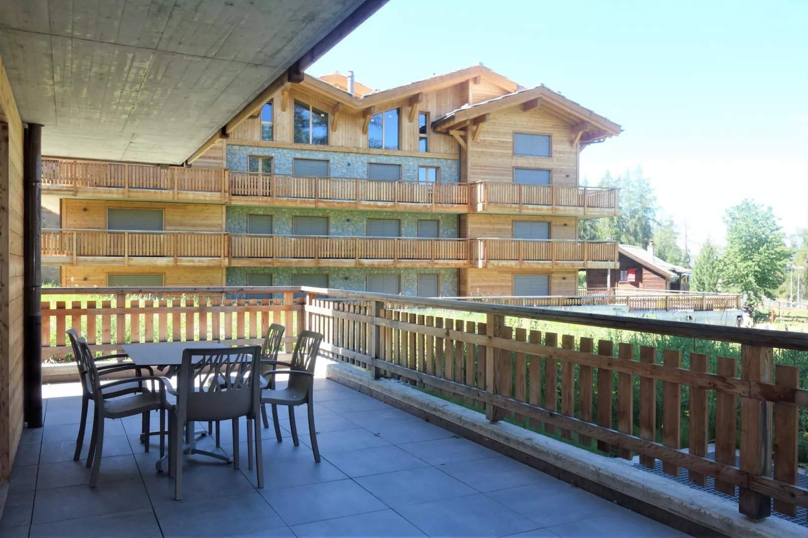 Les Mayens MB 001 - LUXURY apartment 8 pers-Balcon-terrasse