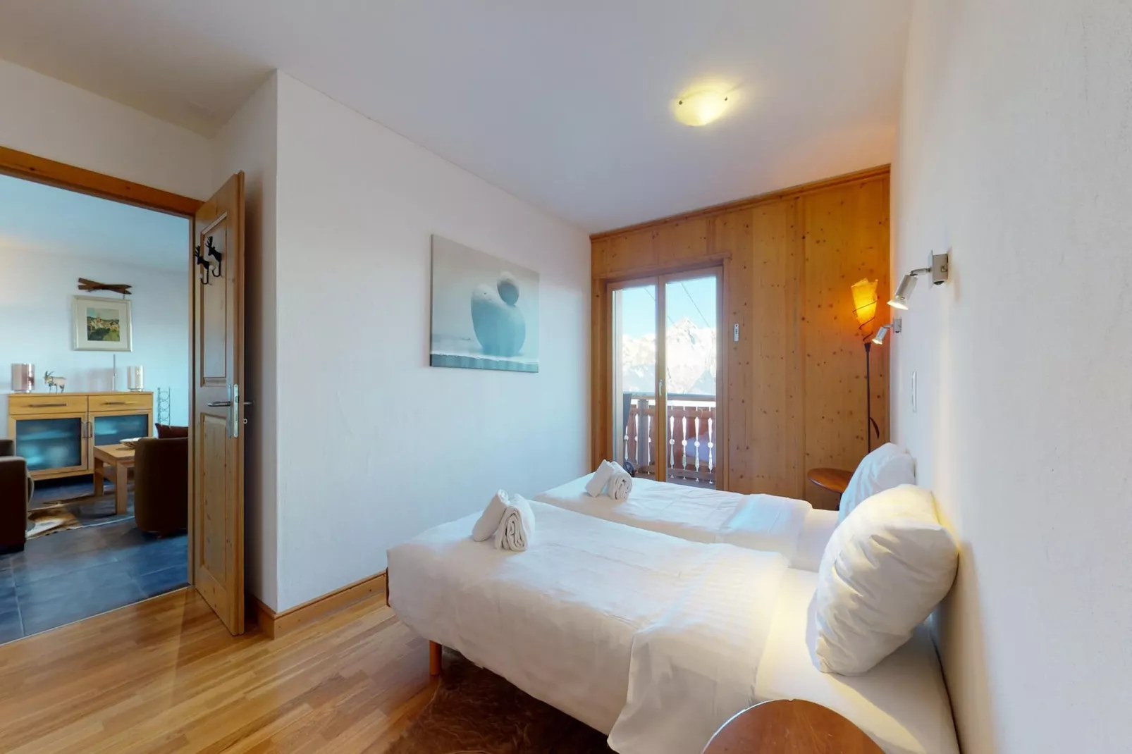 Hauts de Veysonnaz HV1 011 - SAUNA apartment 4 per-Chambre