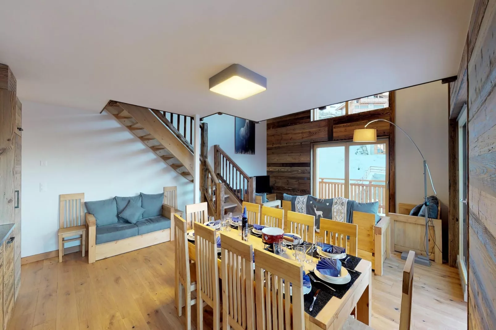 Les Mayens MA 020 - LUXURY apartment 14 pers-Esszimmer
