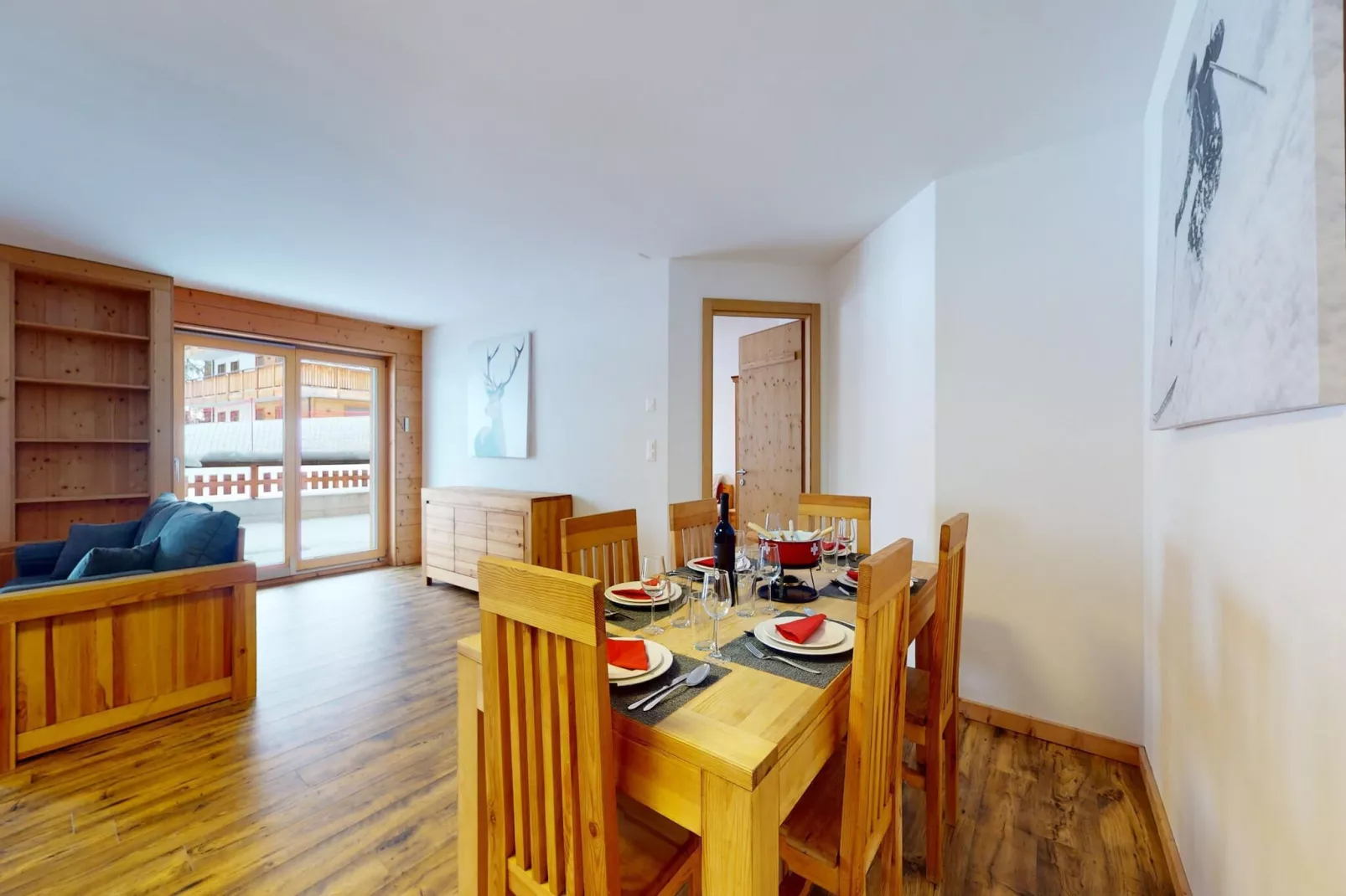 Les Mayens MA 002 - LUXURY apartment 6 pers-Dining room