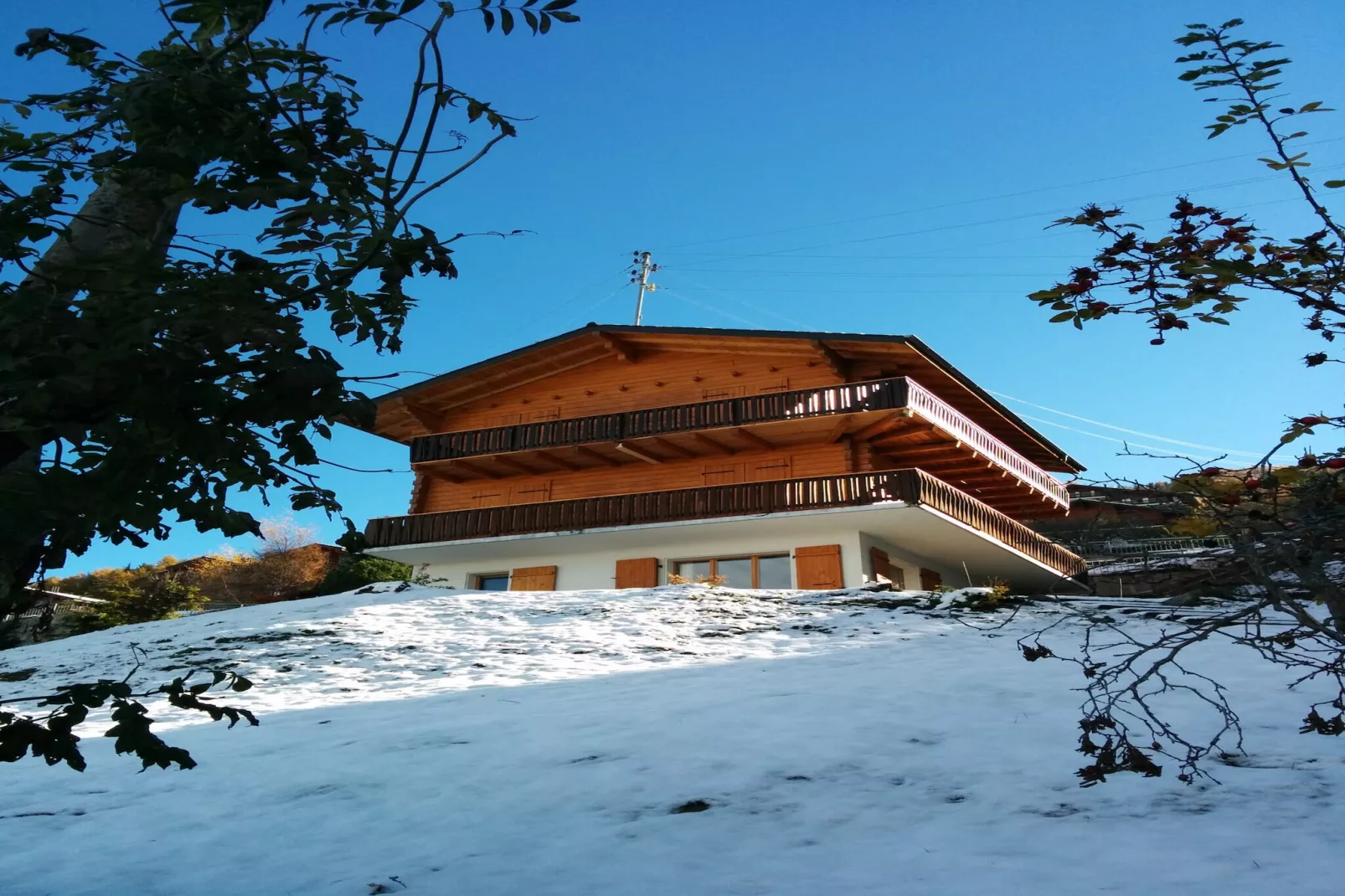 La Crettaz appdans chalet - SUNNY apartment 6 p-Exterior winter