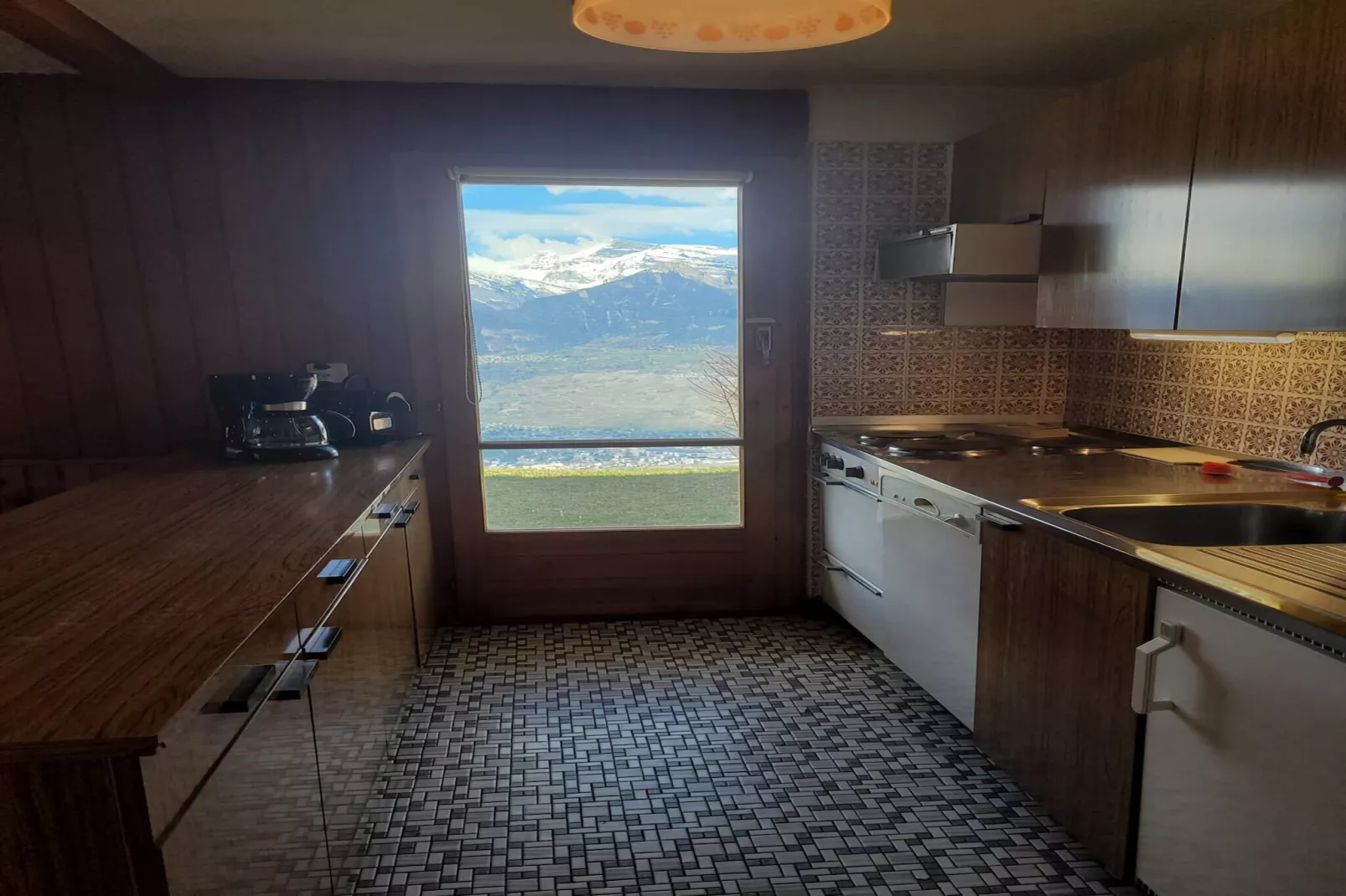 La Crettaz appdans chalet - SUNNY apartment 6 p-Kitchen