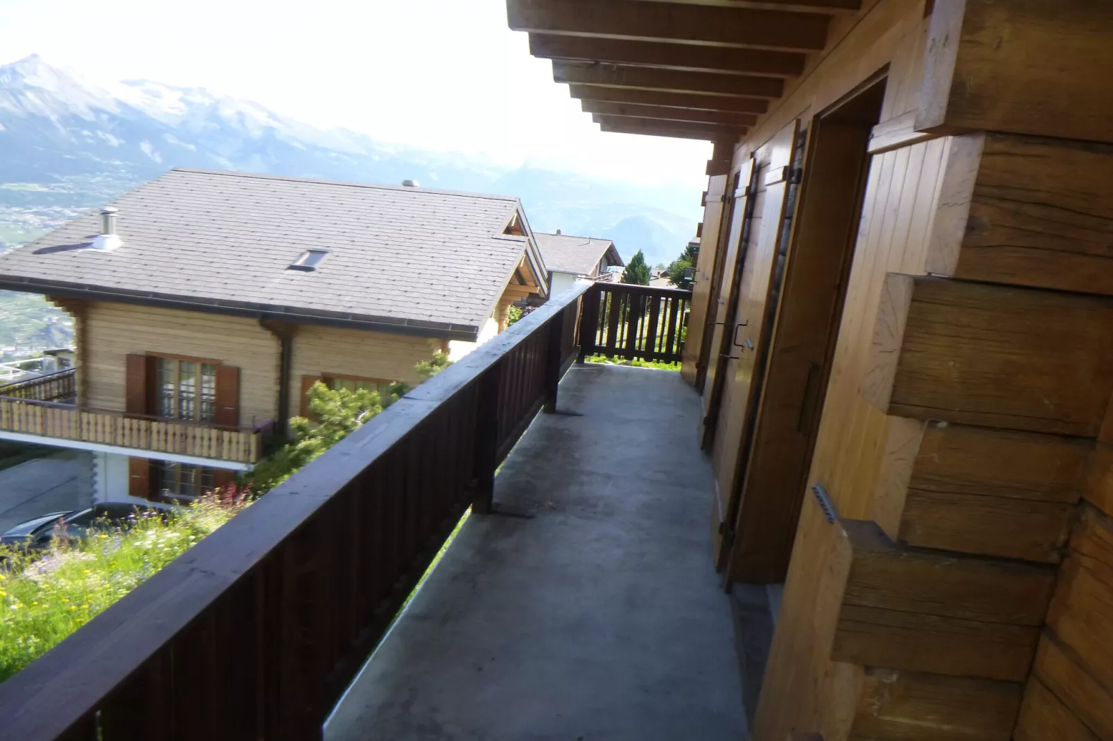 La Crettaz appdans chalet - SUNNY apartment 6 p-Terrace balcony