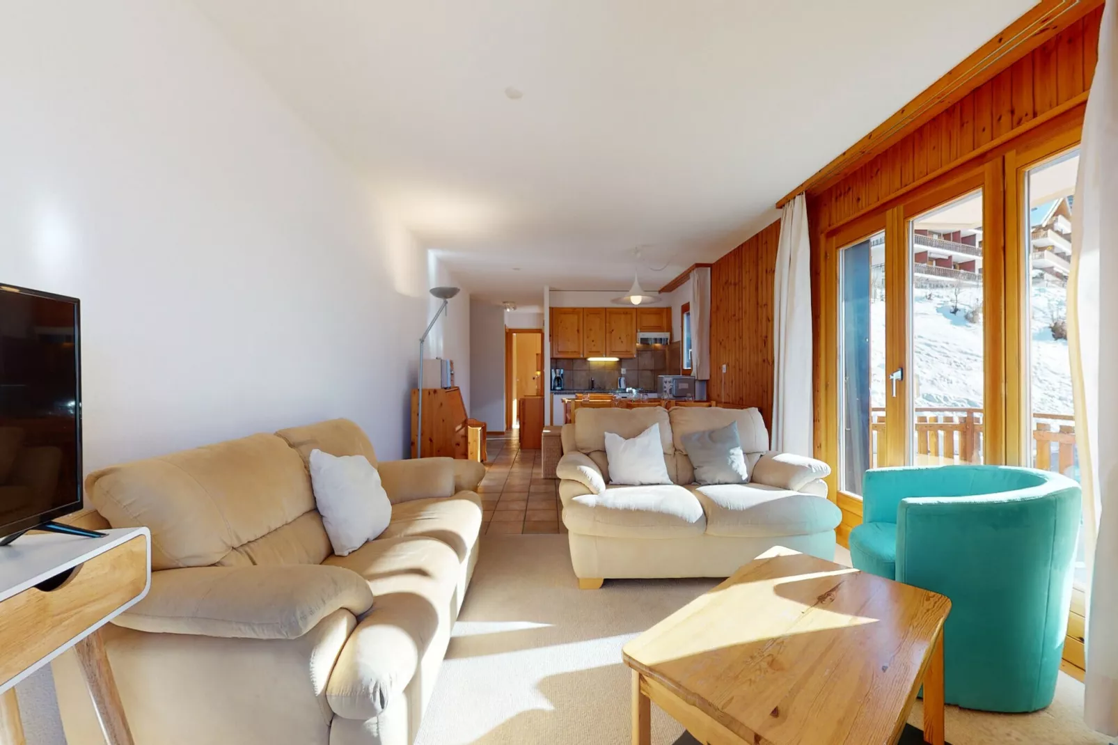 Crêtes X1 023 - SUNNY apartment 5 pers-Wohnzimmer