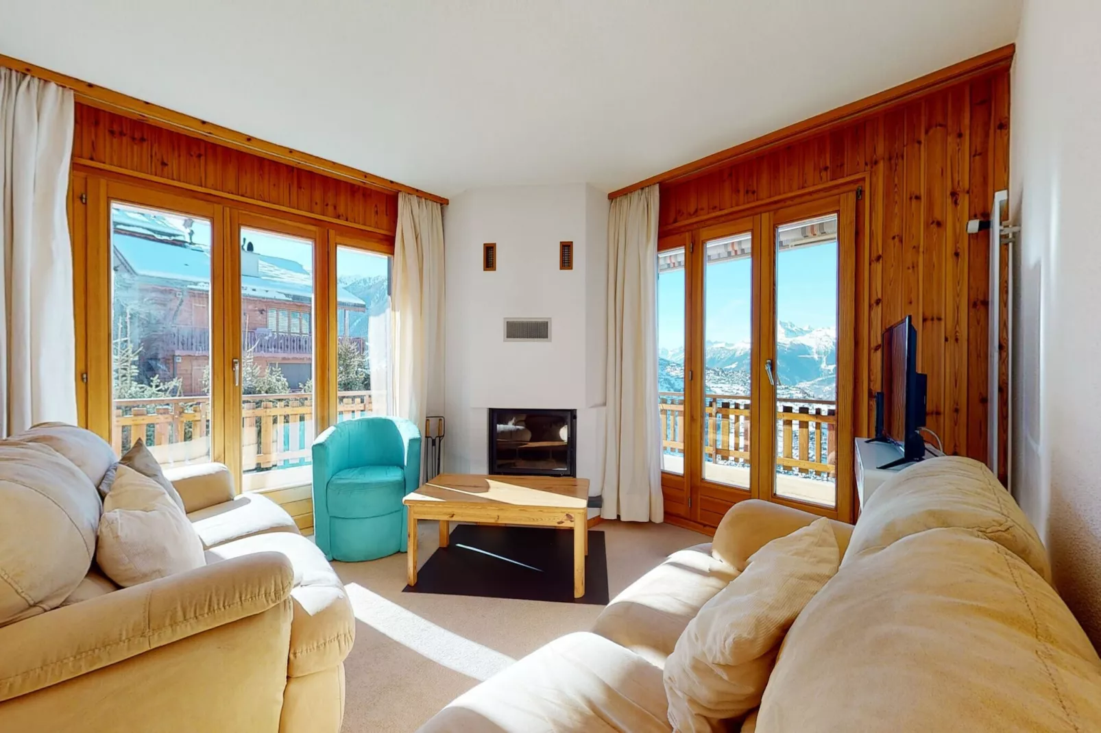 Crêtes X1 023 - SUNNY apartment 5 pers-Wohnzimmer