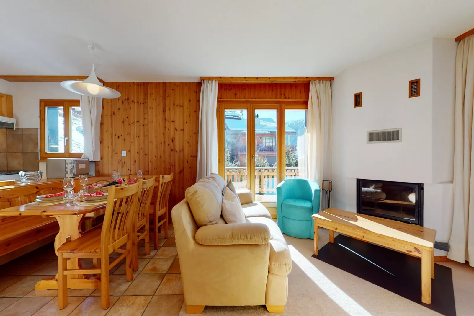 Crêtes X1 023 - SUNNY apartment 5 pers-Wohnzimmer