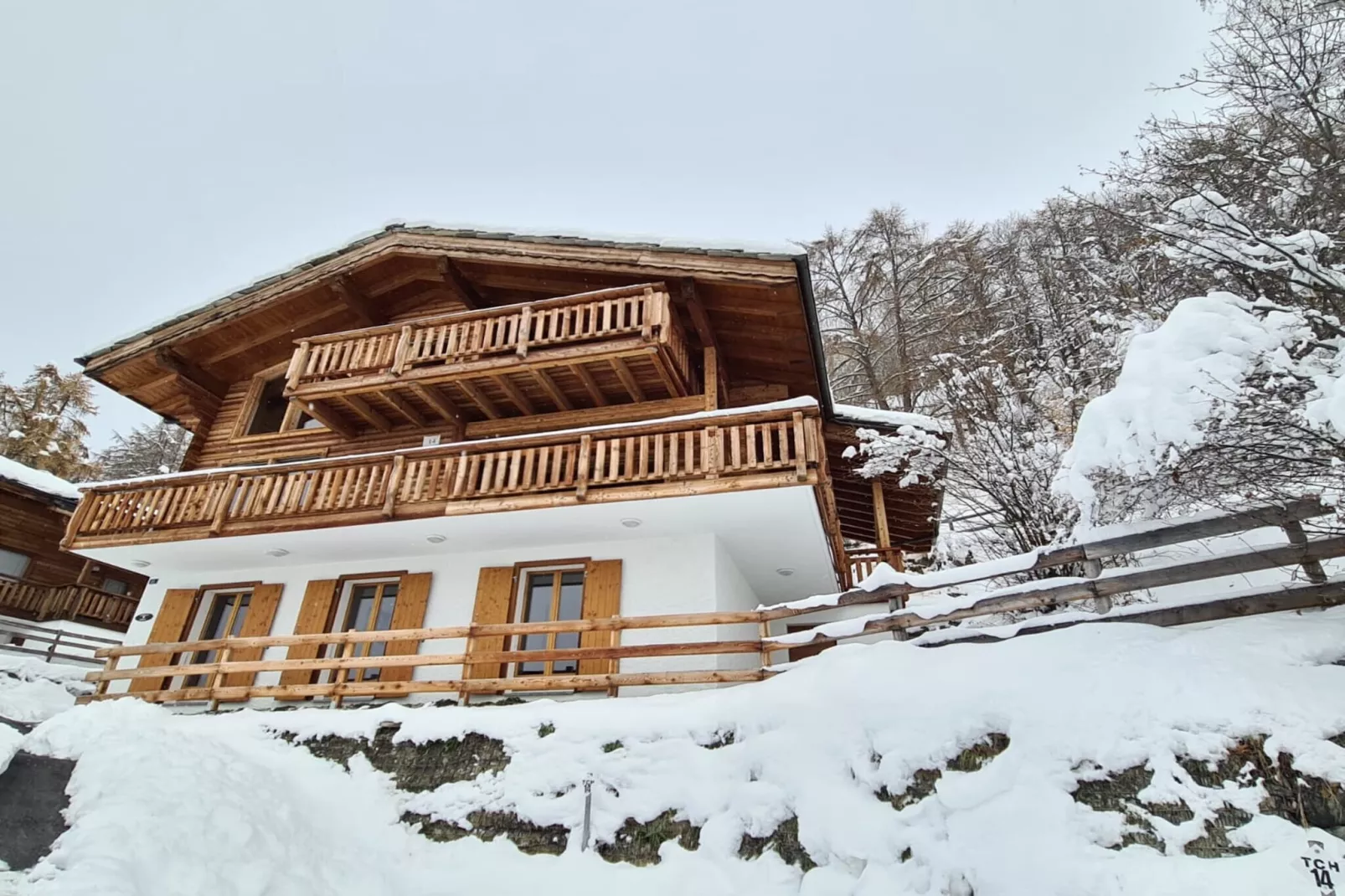 Tschoueilles 014 MOUNTAIN & VIEW - chalet 12 pers-Außenbereich Winter